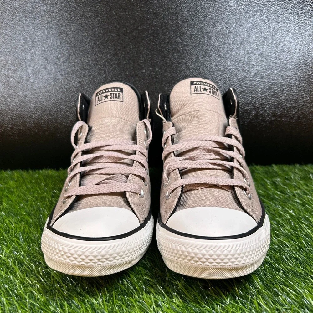 Converse CTAS High Street Mid Sneakers Mens 9 Papyrus Black Padded Collar New - Picture 2 of 13